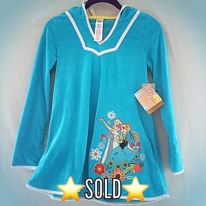*SOLD* Disney Frozen Elsa & Anna Hood Swim Coverup